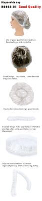 Soft Non Woven Fabric PE Shower Cap Back Sheet Opaque