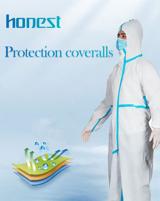 Fine Mesh 50GSM 1200mm PE Protective Film Protective Clothing Fabric
