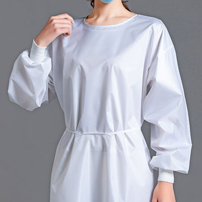 Polyethylene Disposable 70gsm Breathable PE Film Fabric Polyester For Civil Protective Clothes