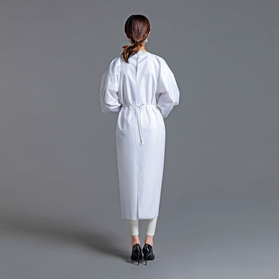 CE 30gsm 40gsm PE Protective Film Overall Isolation Gowns Non Medical For Factory