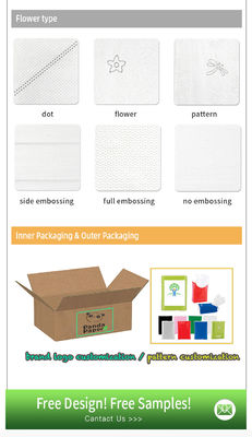 300mm Tissue Napkin Paper Disposable Guest Hand Towels For Bathroom