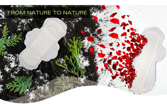 Biodegradable 320mm Disposable Lady Sanitary Pads Adult Diapers